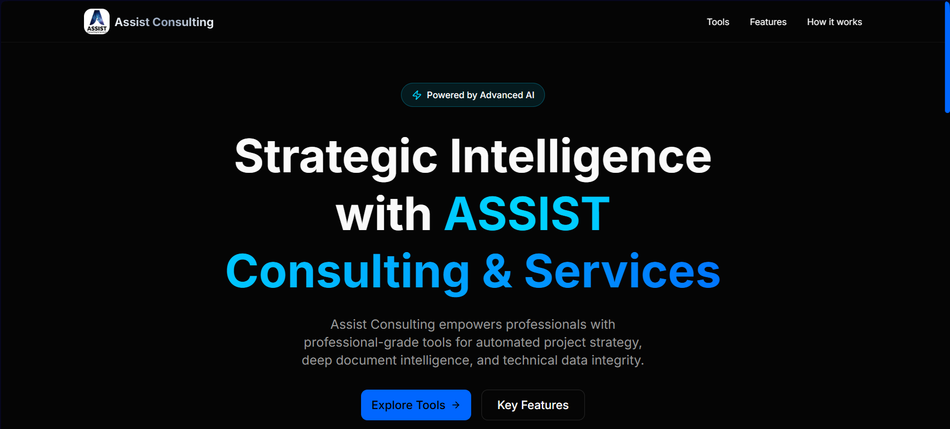 AssistConsult AI - Strategic Business Intelligence Platform